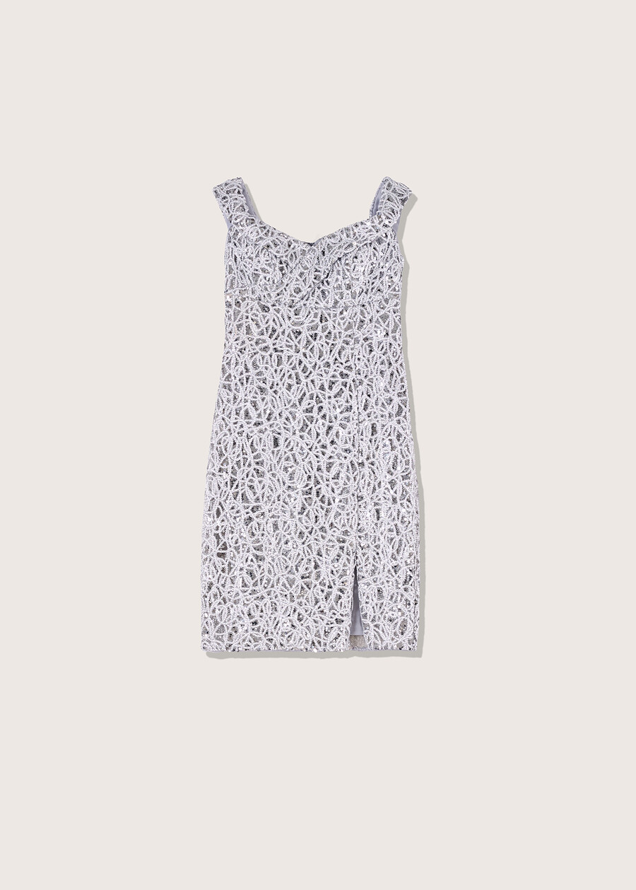 Amy pailettes dress GRIG SILVER  Woman , image number 4
