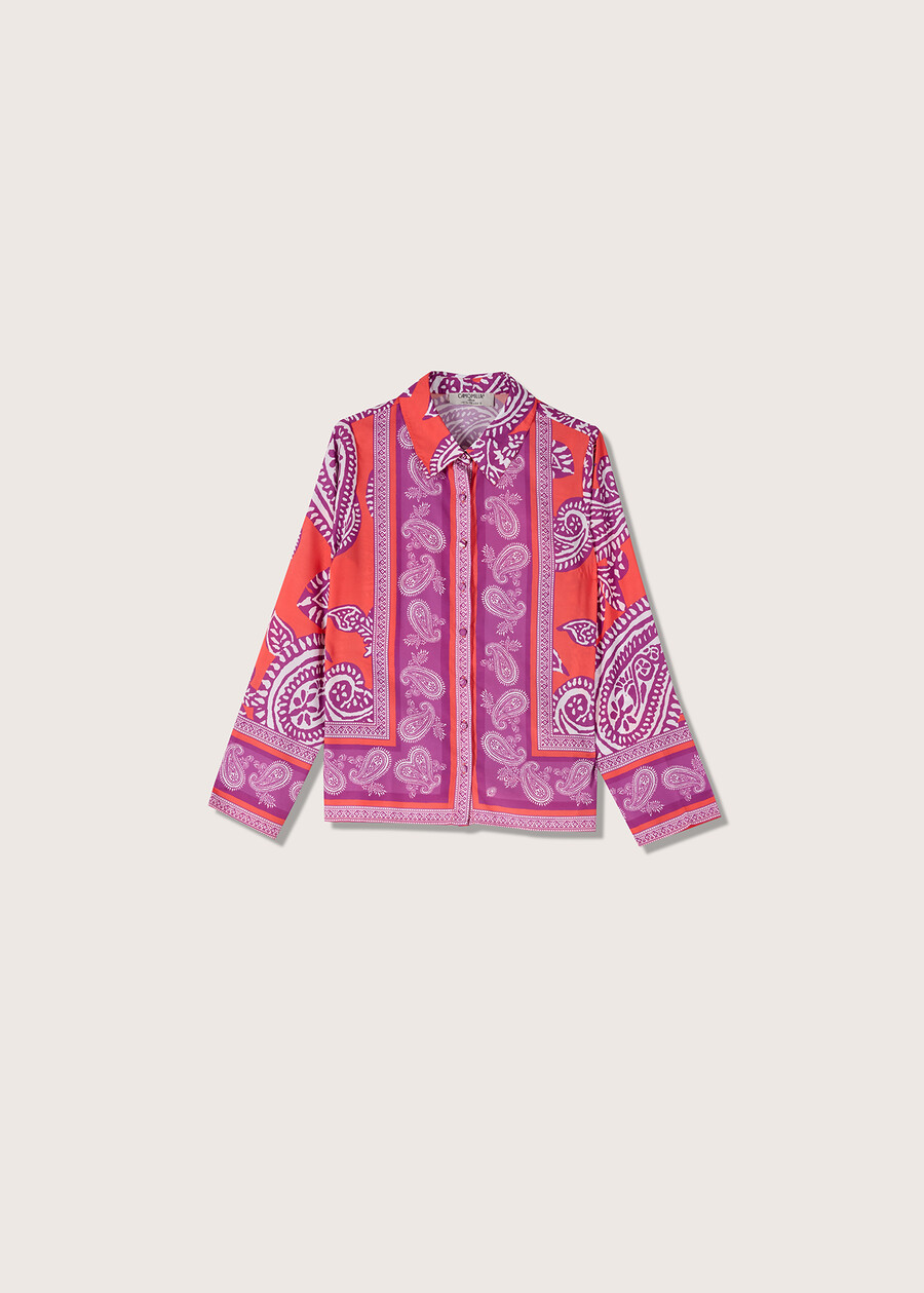 Camicia Cadye in crepe ARANCIO SUNRISE Donna , immagine n. 5