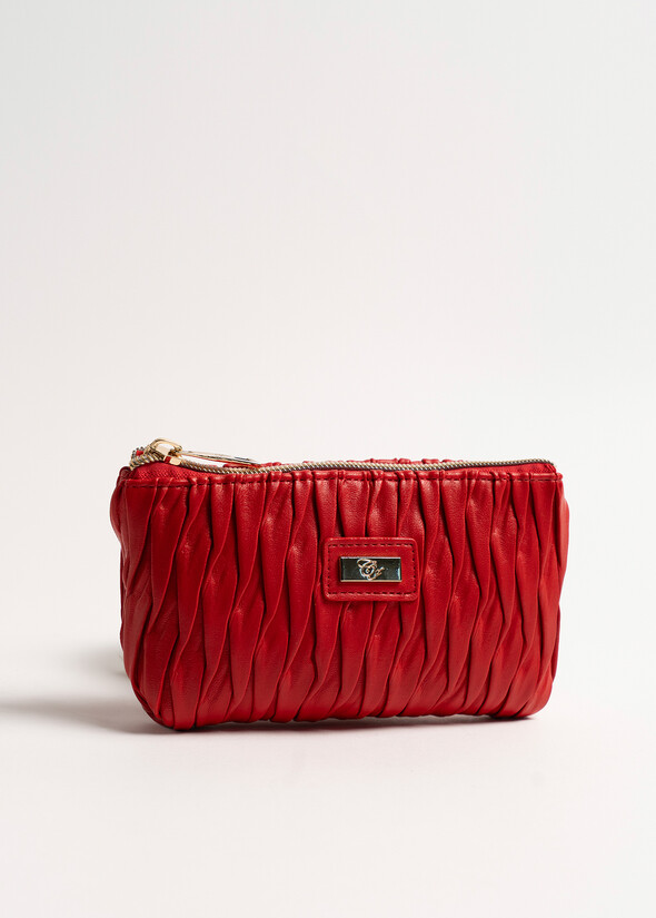 Priamo quilted coin purse ROSSO Woman null