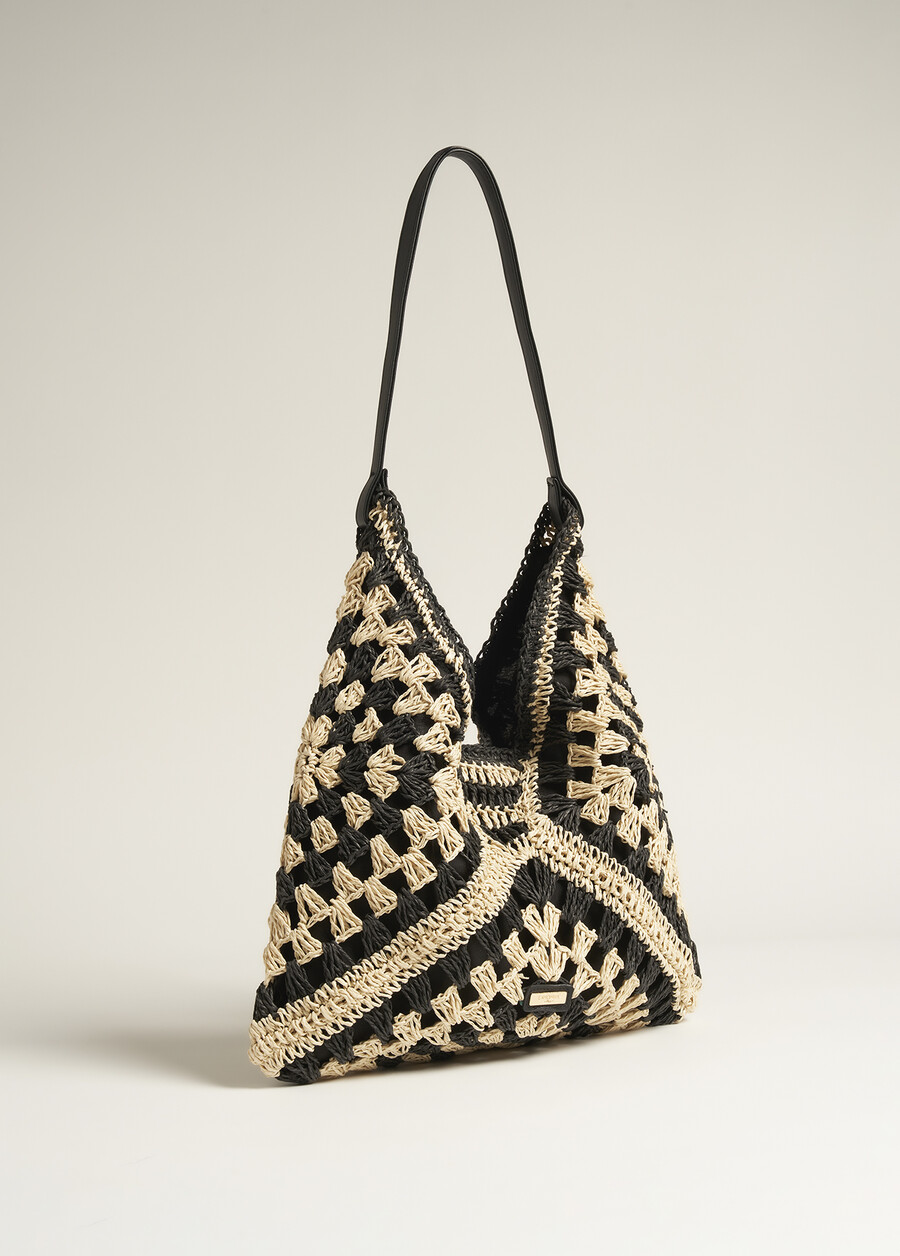 Borsa Brash In Paglia Intrecciata BEIGE Donna , immagine n. 2