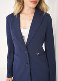 Giacca Giselle-N in screppino BLU MIDNIGHTVIOLA VINACCIA Donna immagine n. 2