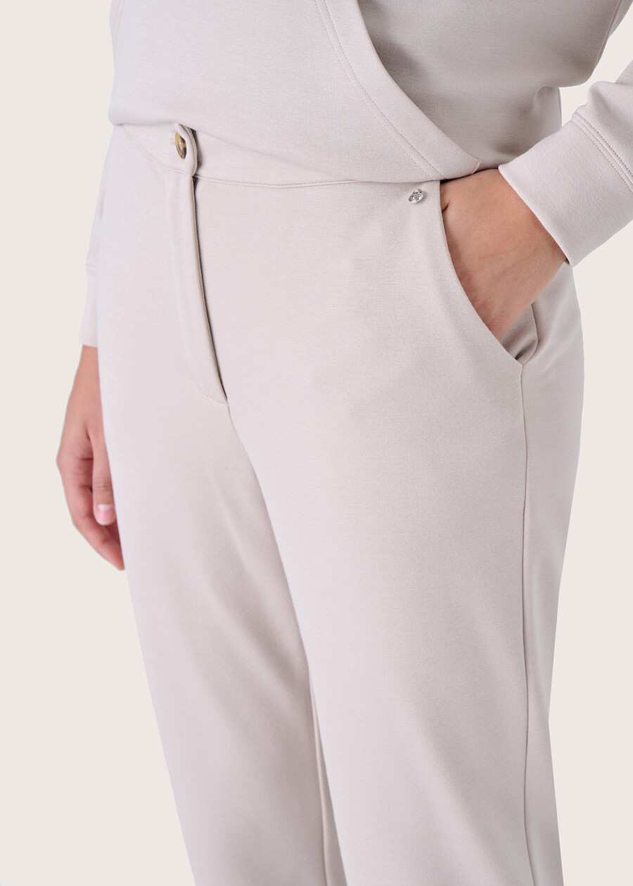 Bellau viscose blend trousers BEIGE GREIGE Woman , image number 3