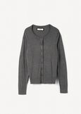 Cardigan Cristal girocollo BLU MIDNIGHTGRIGIO DARK GREY Donna immagine n. 4