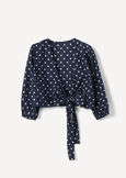 Camicia Crop Cool Fantasia BEIGE LATTEBLUE OLTREMARE Donna immagine n. 5