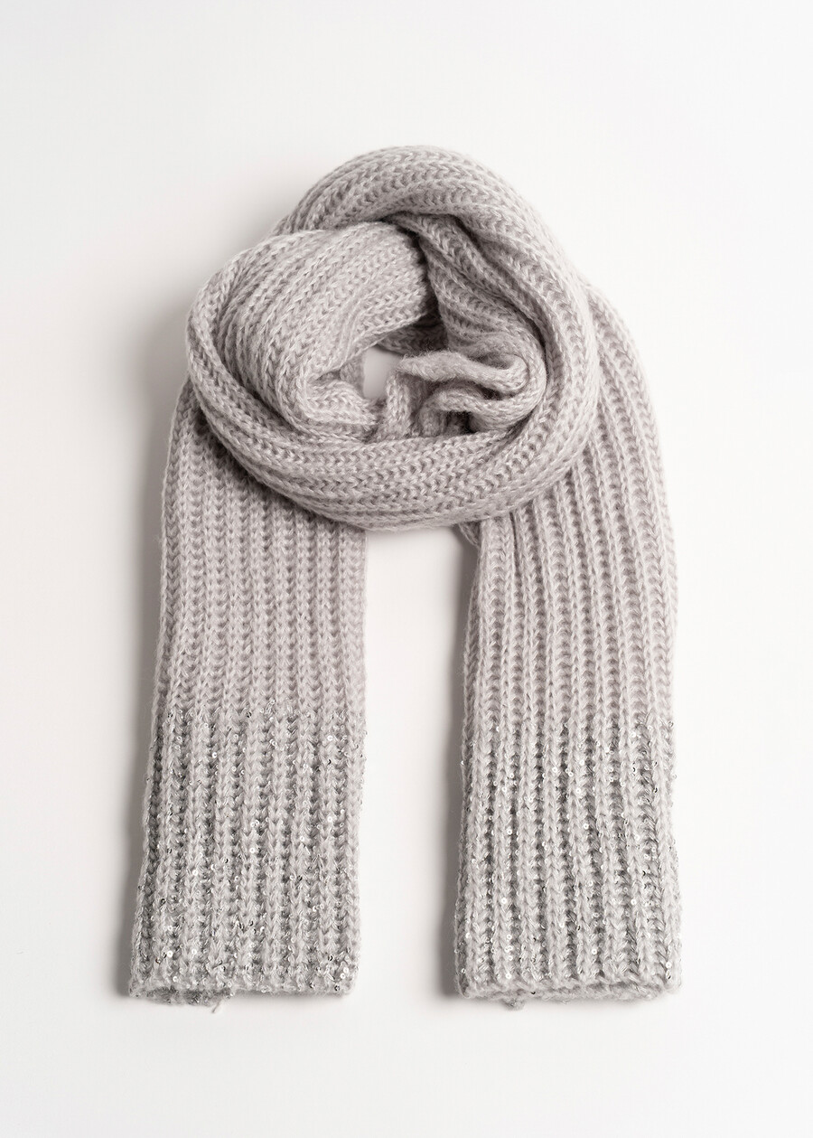 Sciarpa Sharon con paillettes ROSSOGRIGIO PERLA Donna , immagine n. 2