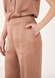 Pantaloni Pablo In Satin GRIGIO TORTORANERO BLACK Donna immagine n. 3