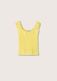 T-shirt Stelly in georgette GIALLO VANILLAVIOLA GRAPE Donna immagine n. 4