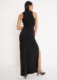 Aldy long dress NERO BLACK Woman image number 3