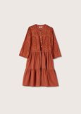 Abito Apu 100% cotone MARRONE SUGHERO Donna immagine n. 4