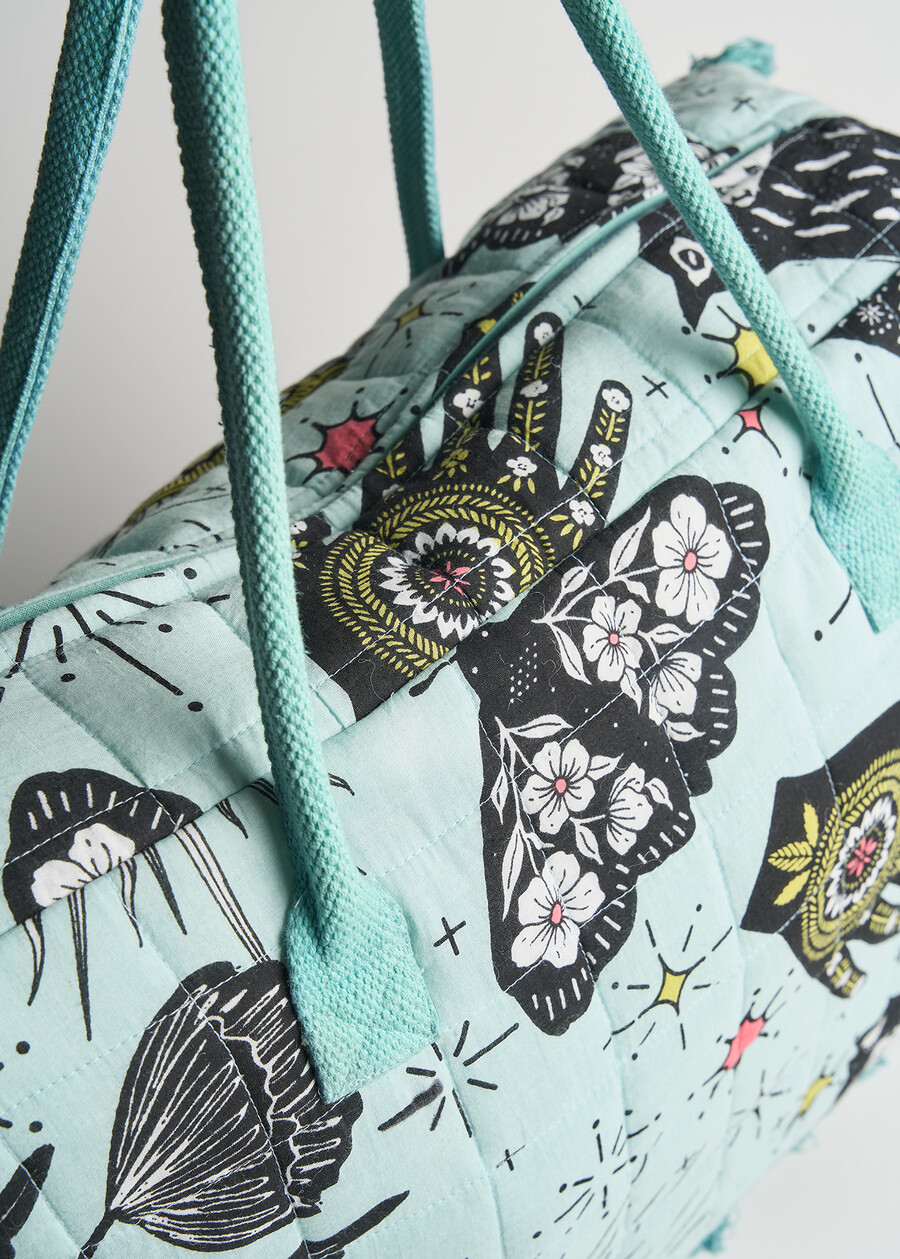 Shopping Blange con frange VERDE Donna , immagine n. 4