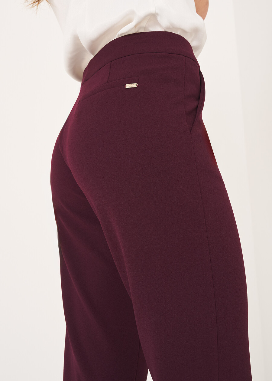 Pantalone Alice-F in screppino VIOLA VINACCIA Donna , immagine n. 4