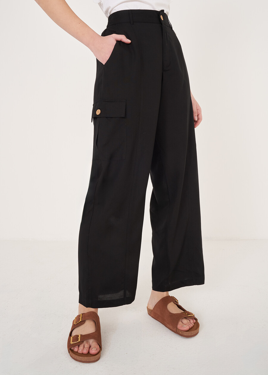 Pantaloni Praiano Modello Vargo BEIGE DUNENERO BLACK Donna , immagine n. 2