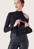 Belissa clutch bag with paiillettes NERO BLACK Woman image number 1