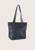 Badia eco-leather shopping bag NERO BLACK Woman image number 2