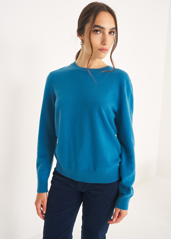 Maglia Monroe in lana VERDE PAVONE Donna null