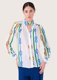 Camicia Camelia 100% viscosa BIANCO Donna immagine n. 1