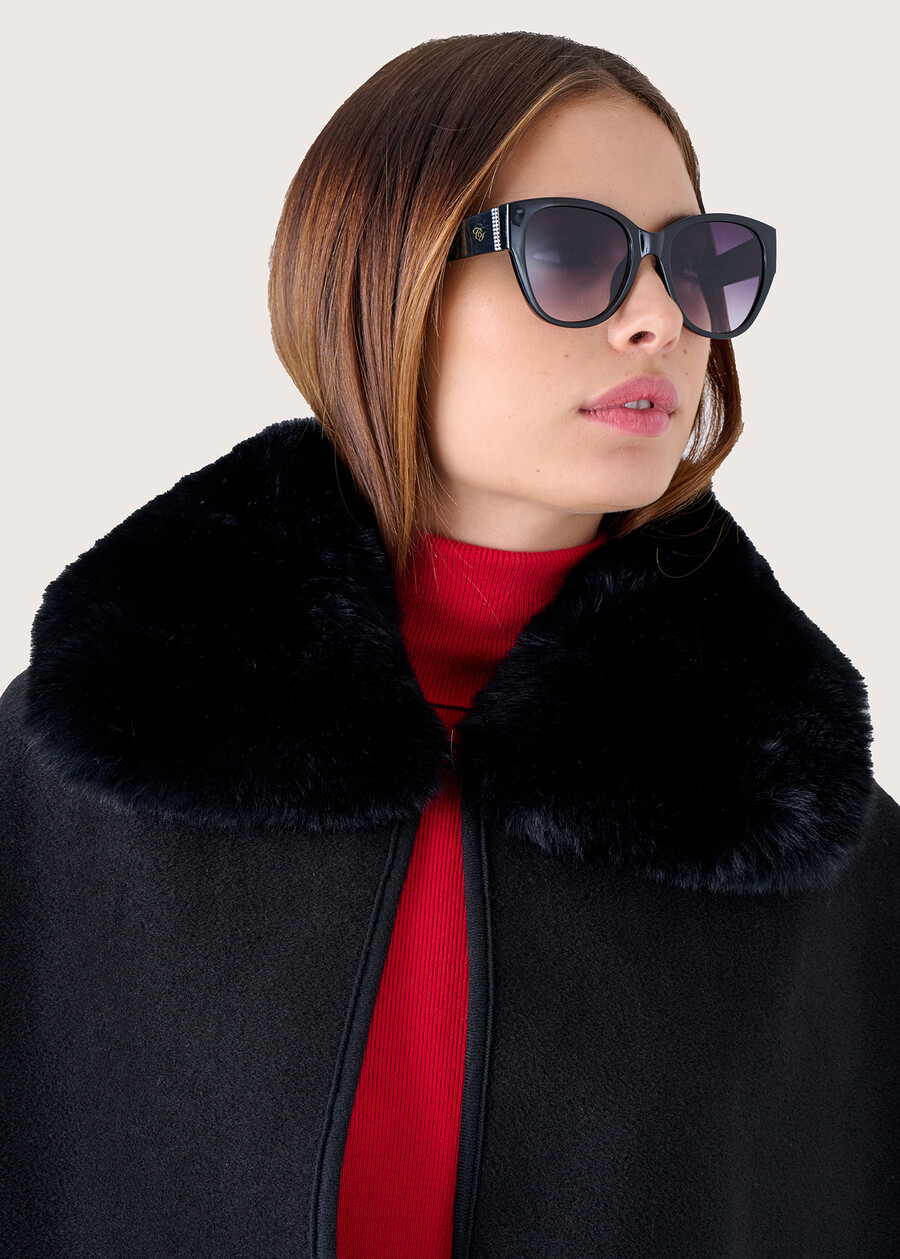 Occhiali da sole modello gatta NERO BLACKVERDE HAVANA Donna , immagine n. 1