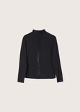 Maglia Shake in cotone NERO BLACK Donna immagine n. 4