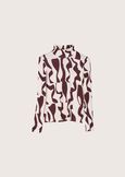 Sampei optical patterned jersey MARRONE EQUADOR Woman image number 4