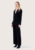 Victoria velvet trousers NERO BLACK Woman image number 2