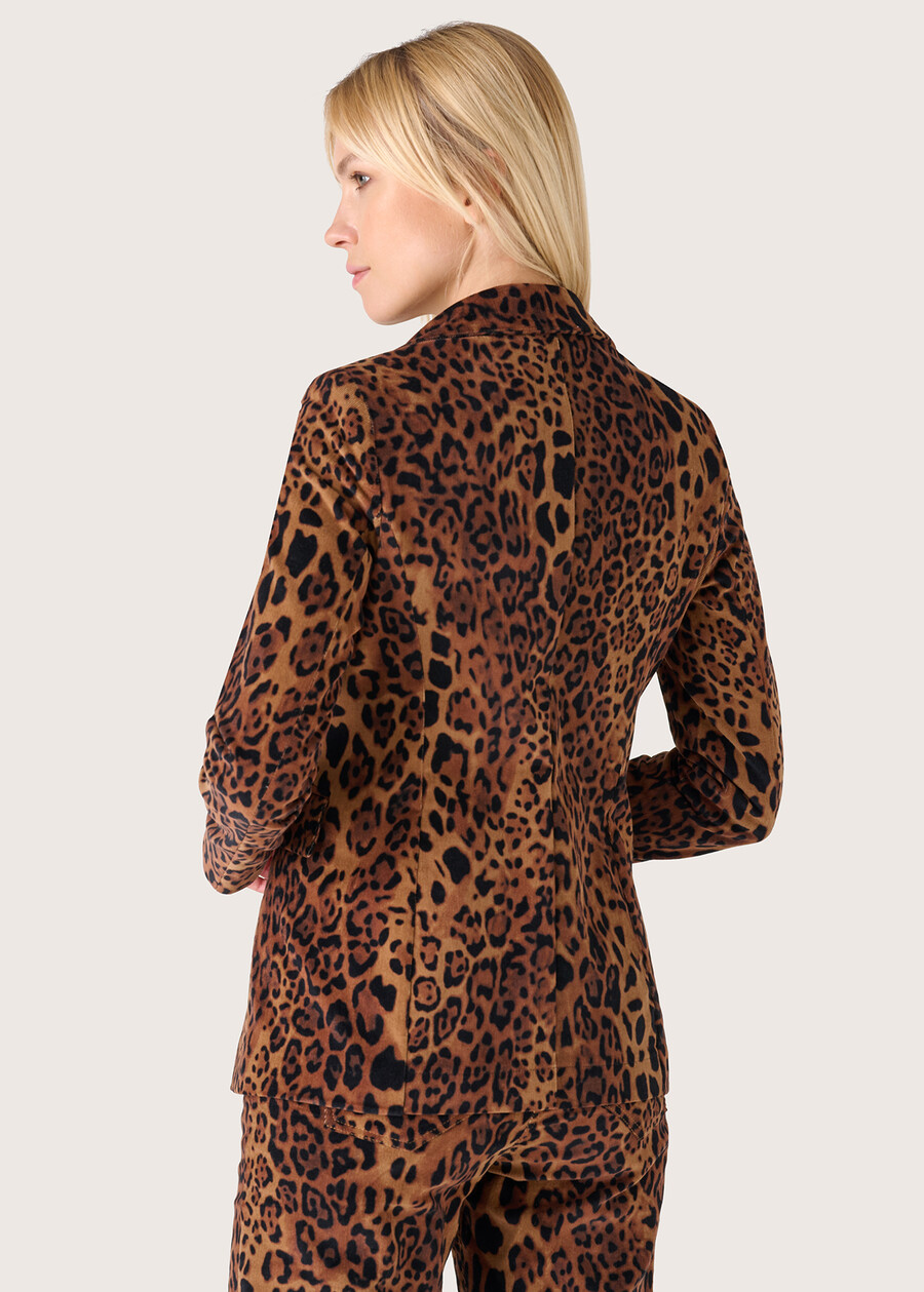 Giacca Cindy in velluto animalier, Donna  , immagine n. 2