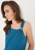 Thea Asymmetric Neck Top MARRONE JAVABLU OTTANIO Woman image number 3