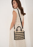 Borsa Besta In Corda Intrecciata NERO BLACKBEIGE CAMMELLO Donna immagine n. 1