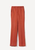 Jacqueline-L Linen e Viscose Trousers MARRONE JAVAARANCIO CAROTENE Woman image number 6