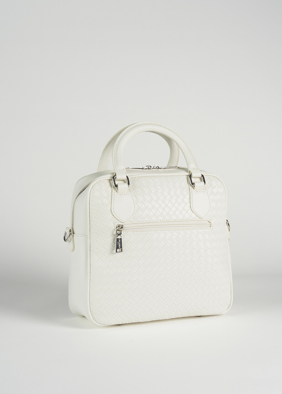 Bauletto Bylk in ecopelle BIANCO WHITE Donna , immagine n. 4
