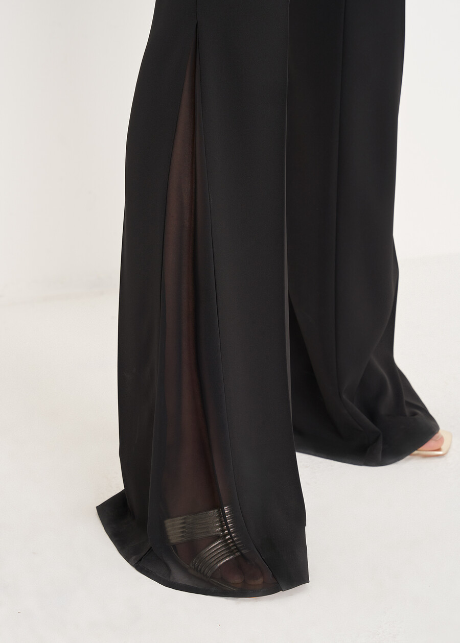 Victoria flared trousers NERO BLACK Woman , image number 6