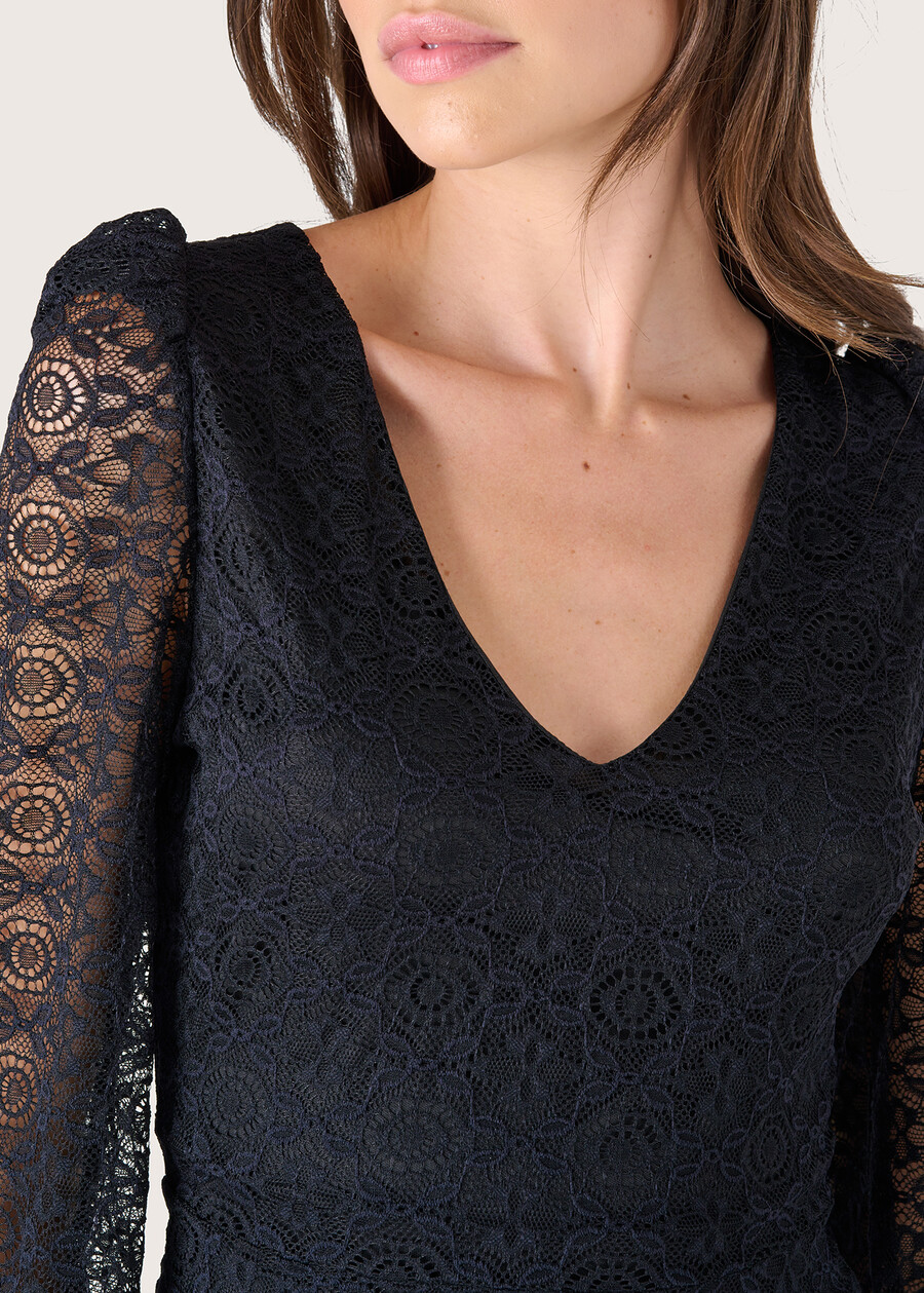 Maglia Sery in pizzo NERO Donna , immagine n. 2