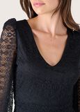 Sery lace jersey NERO Woman image number 2