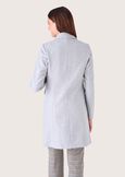 Cappotto Clotilde in panno NERO BLACKGRIGIO MEDIUM GREY Donna immagine n. 3