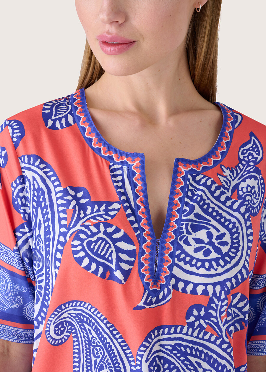 Kurta Claudet in crepe ARANCIO SUNRISE Donna , immagine n. 2