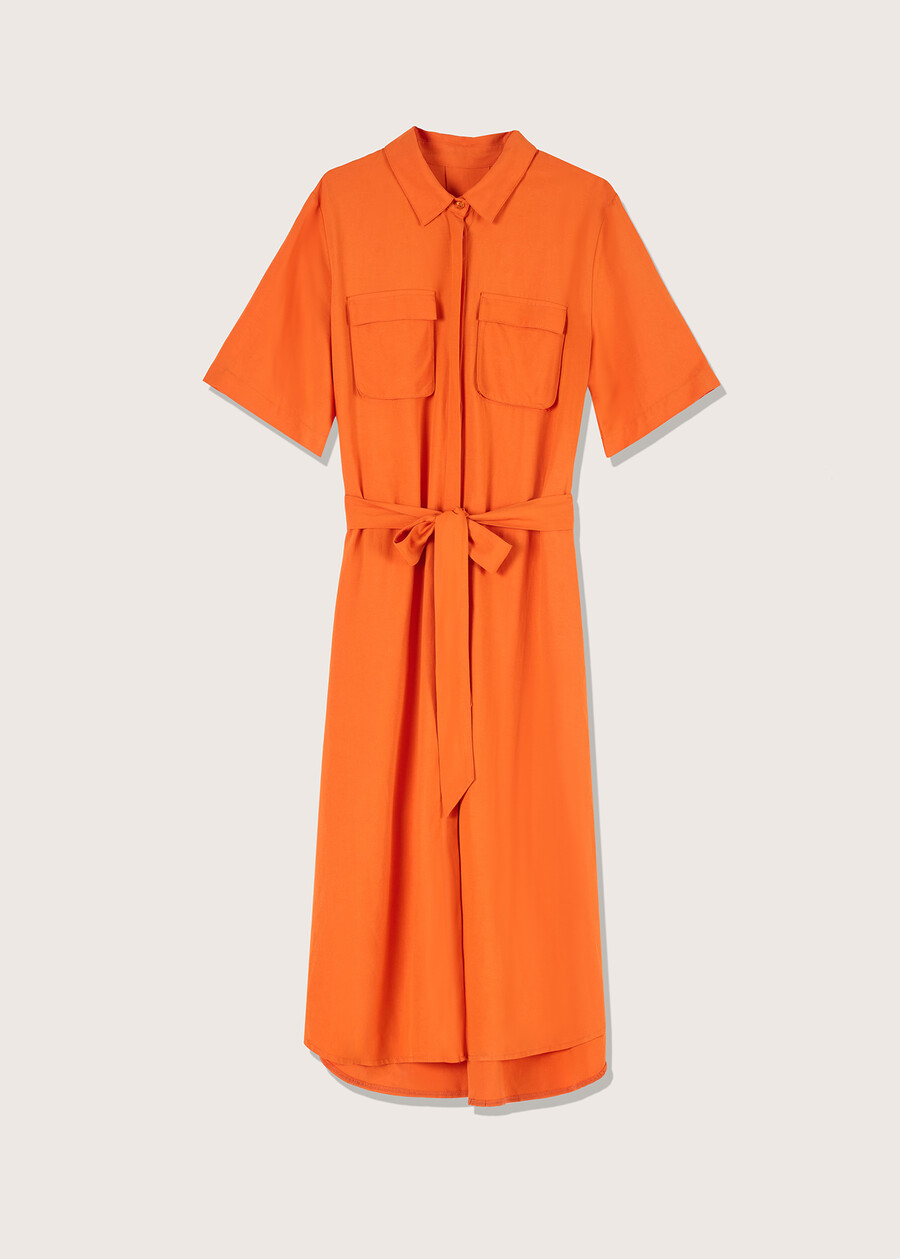 Amelie chemisier dress ARANCIO SUNRISE Woman , image number 4