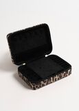Baylie animal-print eco-leather jewelry case NERO BLACK Woman image number 3