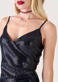 Abito Abby in paillettes NERO BLACK Donna immagine n. 3