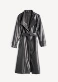 Timoty faux-leather trench coat NERO Woman image number 5