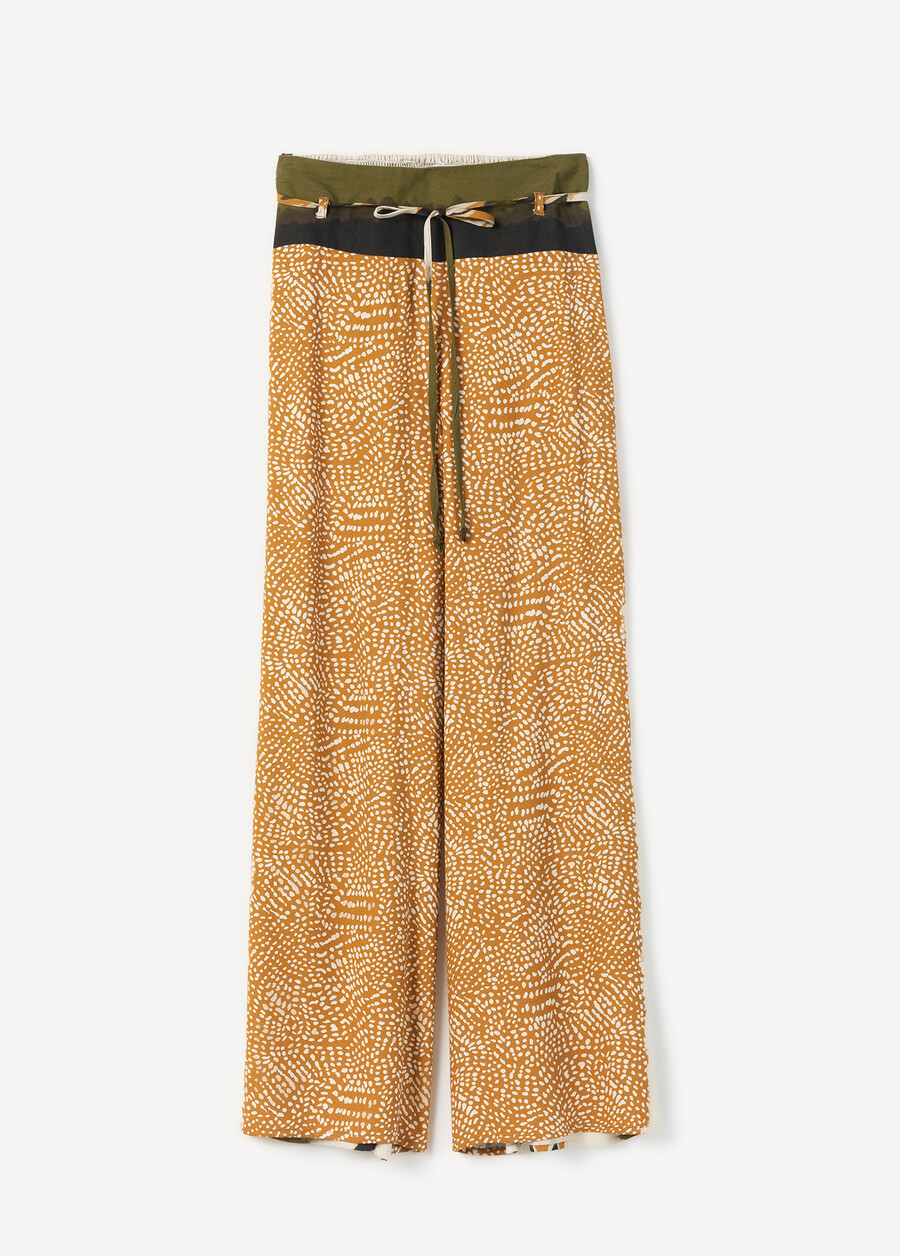 Pessina Printed Trousers GIALLO GRANO Woman , image number 6