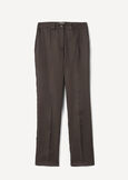 Alice-E linen e viscose trousers BLUMARRONE JAVABIANCO WHITEBLUE TURCHESE Woman image number 7