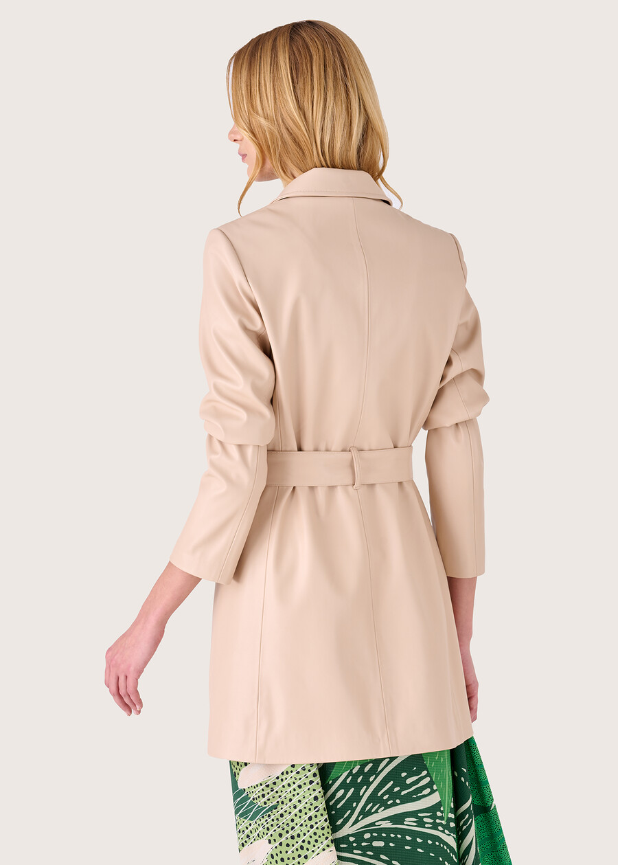 Giacca Greg in ecopelle BEIGE SABBIA Donna , immagine n. 3