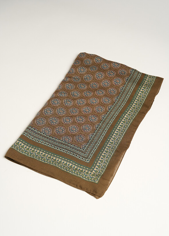 Foulard Selma fantasia block VERDE Donna null