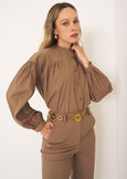 Charlotte cotton shirt BEIGE Woman image number 1