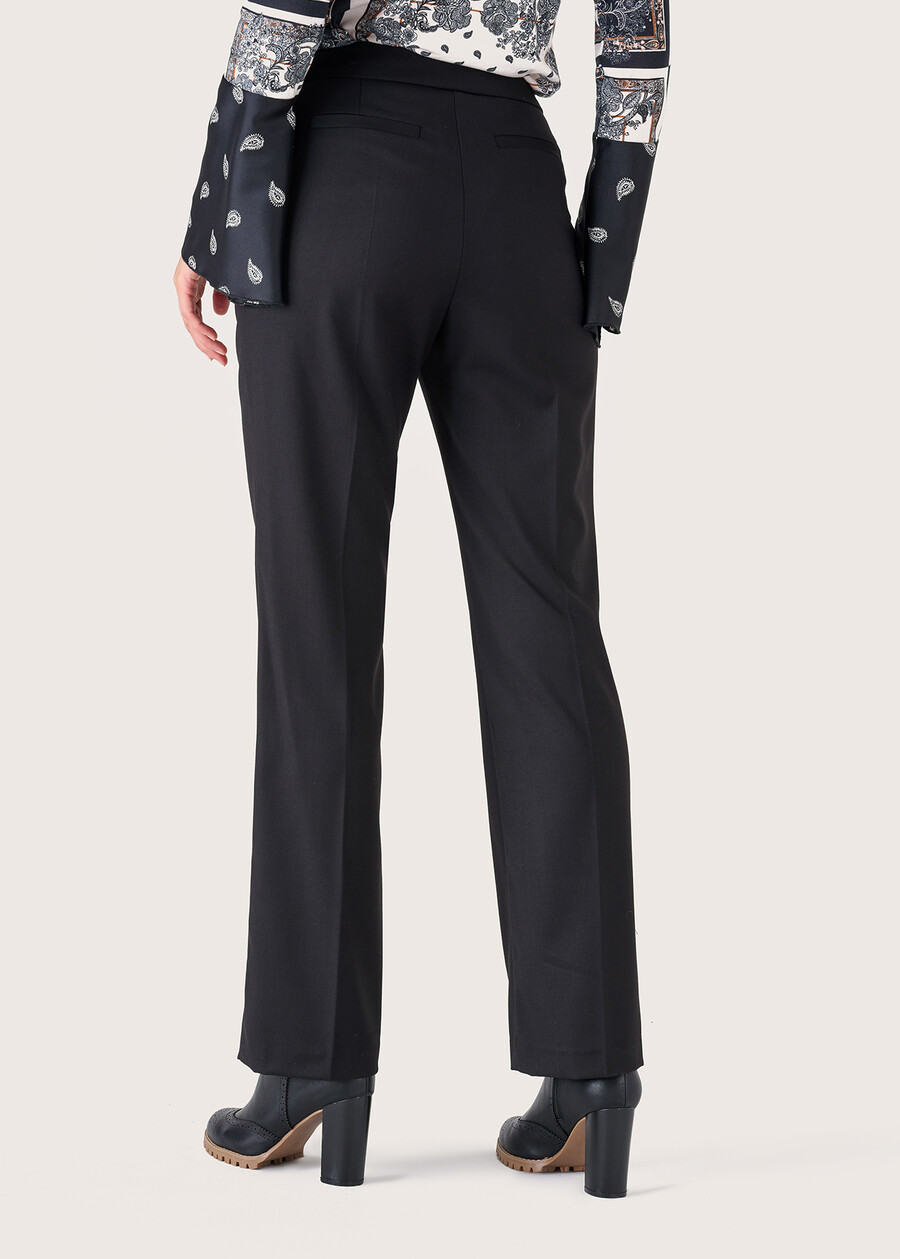 Pantaloni Alice in poliviscosa NERO BLACKGRIGIO DARKGREY Donna , immagine n. 4