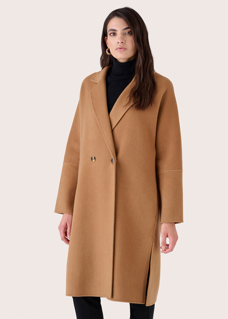 Corinne 100% woolen coat NERO BLACKBEIGE CAMMELLO Woman , image number 3