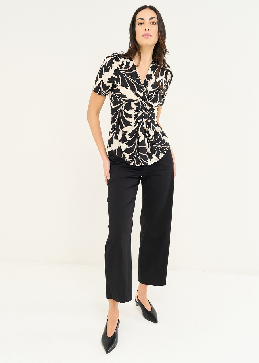 Pedros wide-leg trousers ROSANERO BLACK Woman , image number 1