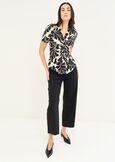 Pedros wide-leg trousers ROSANERO BLACK Woman image number 1
