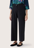 Pantalone Piper 100% cotone GRIGIO TORTORANERO BLACK Donna immagine n. 3