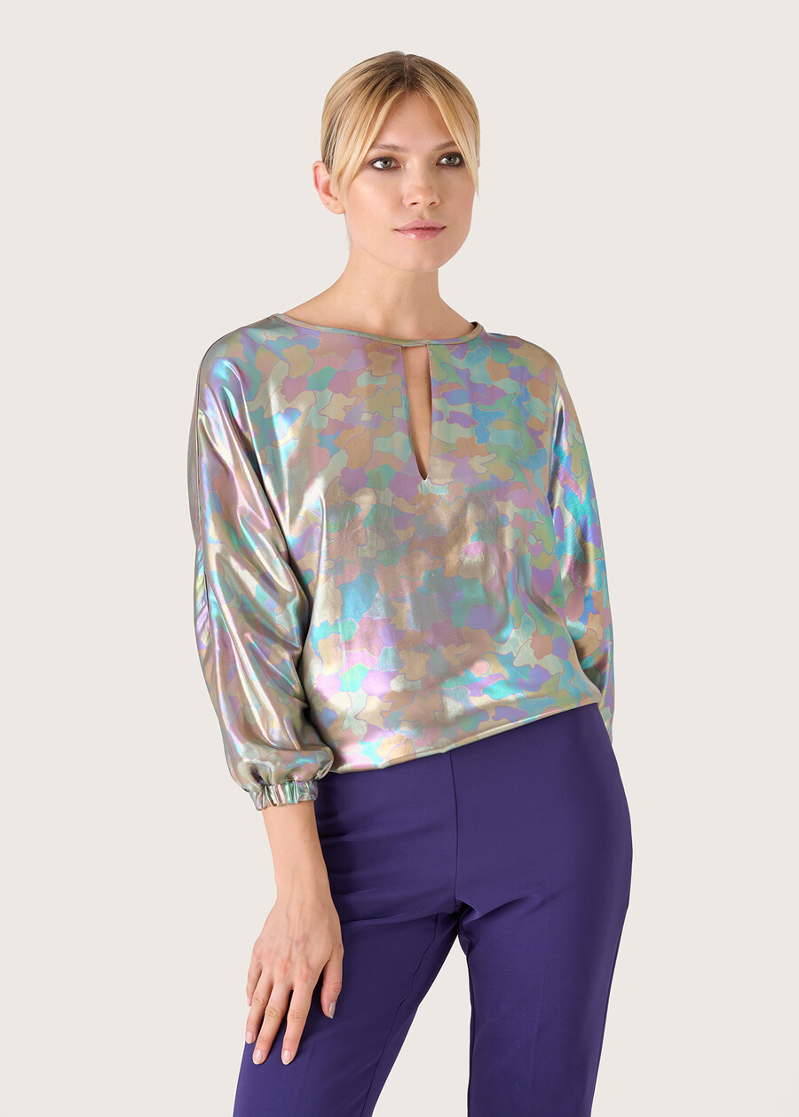 Sabrina camouflage blouse GOLD Woman , image number 1
