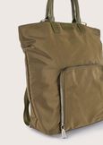 Bahiya nylon backpack VERDE CARCIOFONERO BLACKBEIGE Woman image number 2